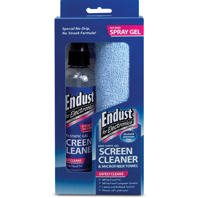 Endust 6 oz. Anti-Static Gel LCD & Plasma Screen Cleaner with Microfiber Towel