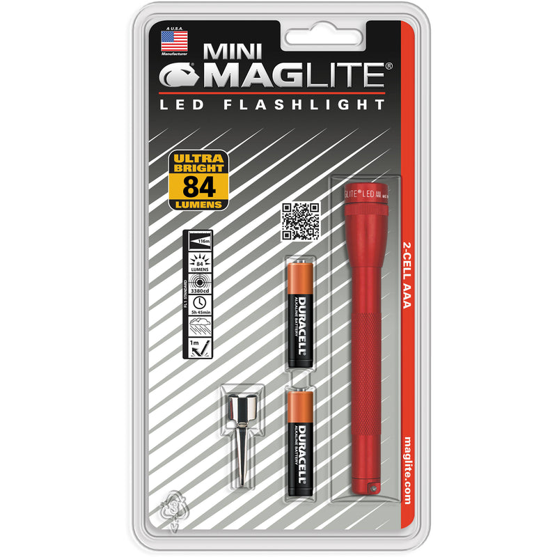 Maglite Mini Maglite AAA LED Flashlight (Red)