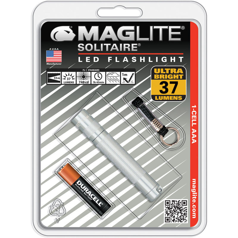 Maglite Solitaire LED Flashlight (Silver)