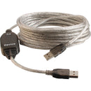 C2G 16.40' (5m) USB 2.0 A Male to A Male Active Extension Cable (Black)