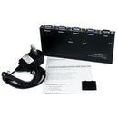 StarTech 4-Port High Resolution VGA Video Splitter (Black)