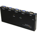 StarTech 4-Port High Resolution VGA Video Splitter (Black)