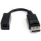 StarTech 6" DisplayPort to Mini DisplayPort Video Cable Adapter (Black)