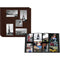 Pioneer Photo Albums 5COL240 Collage Frame Embossed Sewn Leatherette 4x6" Travel Photo Album (Brown)