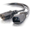 C2G 18 AWG Computer Power Extension Cord IEC C13 to IEC C14 (4')