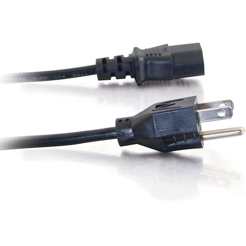 C2G 18 AWG Universal Power Cord (NEMA 5-15P to IEC C13, 15')