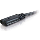 C2G 18 AWG 2-Slot Non-Polarized Power Cord (NEMA 1-15P to IEC320C7, 6', Black)