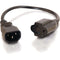 C2G 18 AWG Monitor Power Adapter Cord (IEC C14 to NEMA 5-15R, 1')