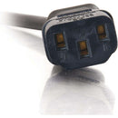 C2G 18 AWG Universal Flat-Panel Power Cord NEMA 5-15P to IEC C13 (1.5')