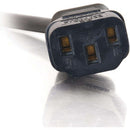 C2G 18 AWG Universal Flat-Panel Power Cord NEMA 5-15P to IEC C13 (3')