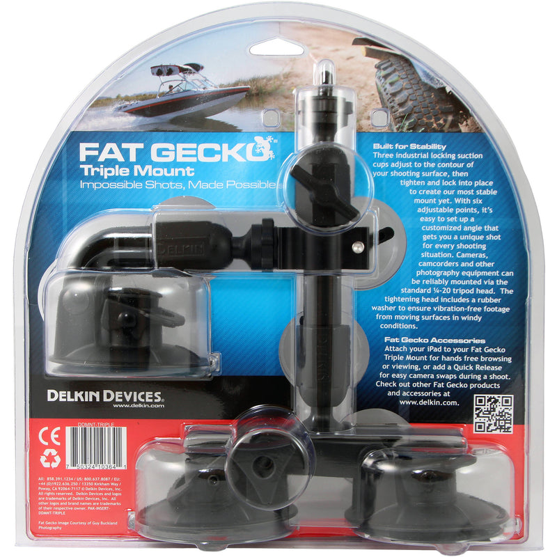 Delkin Devices Fat Gecko Triple Mount