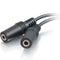 C2G 1/8" (3.5mm) TRS Stereo Male to Dual 1/8" (3.5mm) TRS Stereo Female Y-Cable