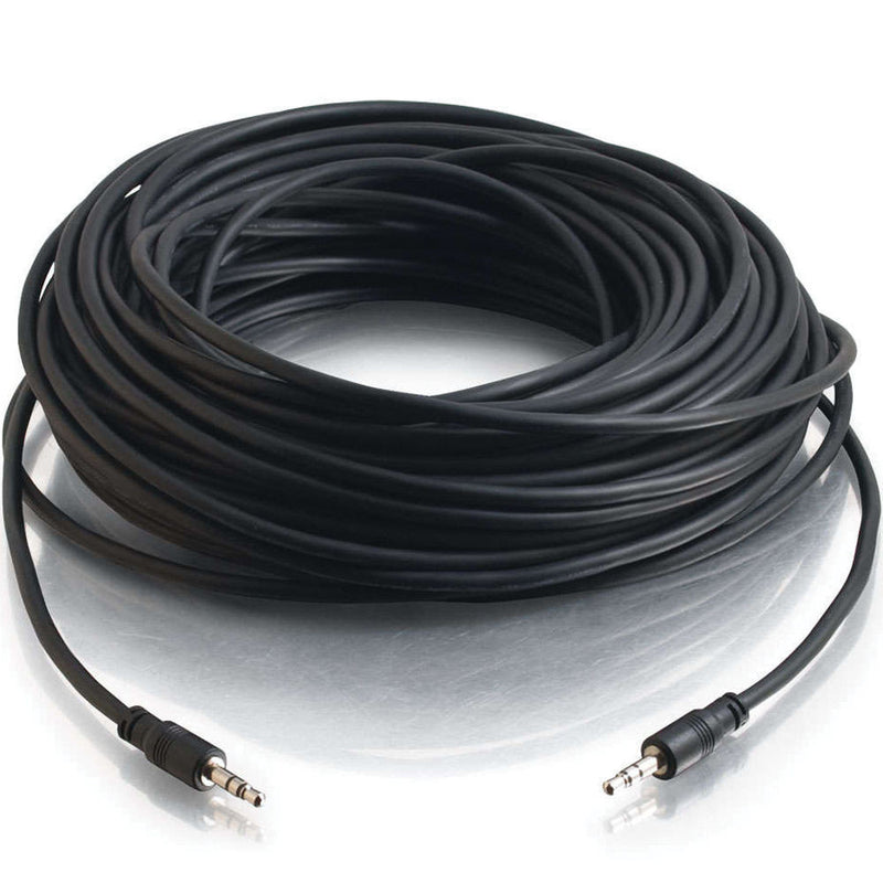 C2G CMG-Rated 3.5mm Stereo Audio Cable with Low Profile Connectors (75')