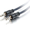 C2G Plenum-Rated 3.5mm Stereo Audio Cable with Low Profile Connectors (50')
