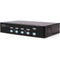 StarTech 4-Port High Resolution USB DVI Dual Link KVM Switch with Audio (Black)