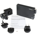 StarTech ET91000SM402 1000 Mb/s Gigabit Ethernet Fiber Media Converter (Black)