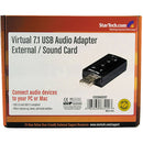 StarTech Virtual 7.1 USB Stereo Audio Adapter External Sound Card