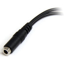 StarTech Stereo Mini (3.5mm) TRRS to 2 Stereo Mini (3.5mm) TRS