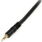 StarTech 3.5mm Male to 2x 3.5mm Female Stereo Splitter Cable (Black, 6")