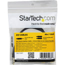 StarTech 3.5mm Male to 2x 3.5mm Female Stereo Splitter Cable (Black, 6")