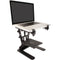 Ultimate Support LPT-1000QR HyperStation QR 5/8" Thread-Mountable Laptop / DJ Stand with QuickRelease Center Post (Black)