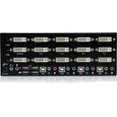 StarTech 4-Port Triple Monitor DVI USB KVM Switch with Audio & USB 2.0 Hub