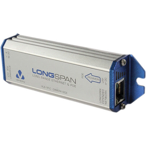 Veracity LONGSPAN Ethernet Range Extender (Camera Side) & CAMSWITCH Plus 4+1 Port PoE Network Switch Kit