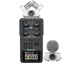 Zoom H6 Handy Recorder with Interchangeable Microphone System and Waterproof Case Kit