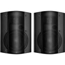 OWI Inc. Surface Mount Speaker Set with 115V Power Supply (Black)