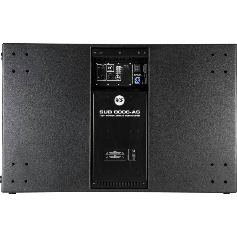 RCF SUB 8006-AS Professional Series Active Subwoofer (Black)