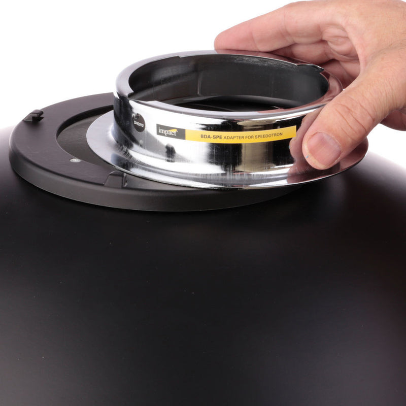 Impact Beauty Dish Adapter for Speedotron Black, Speedotron Brown M11 Flash Heads