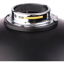 Impact Beauty Dish Adapter for Speedotron Black, Speedotron Brown M11 Flash Heads