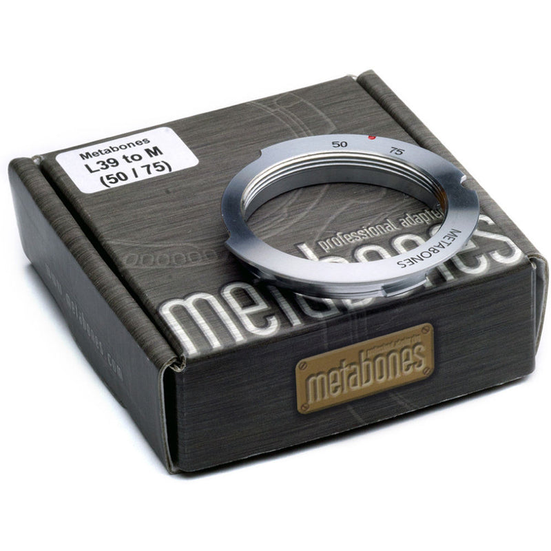 Metabones L39 Mount 50-75mm Lens to Leica M Camera 6-Bit Lens Mount Adapter