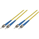 Camplex Duplex ST to Duplex ST Singlemode Fiber Optic Patch Cable (Yellow, 984.25')