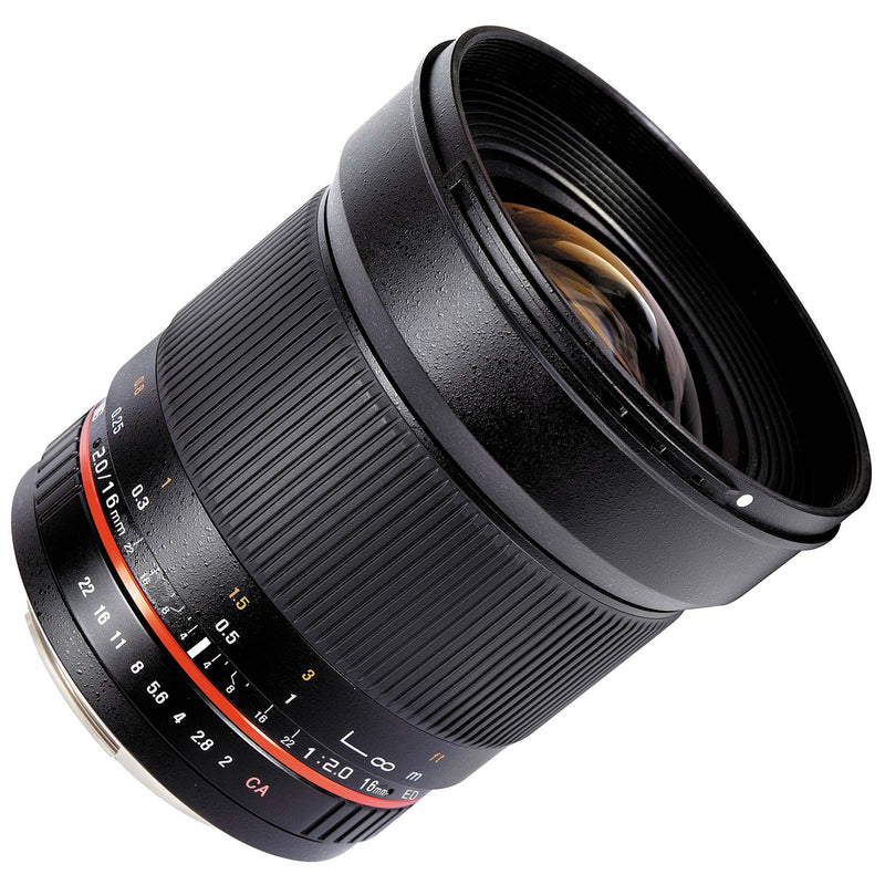 Samyang 16mm f/2.0 ED AS UMC CS Lens for Canon