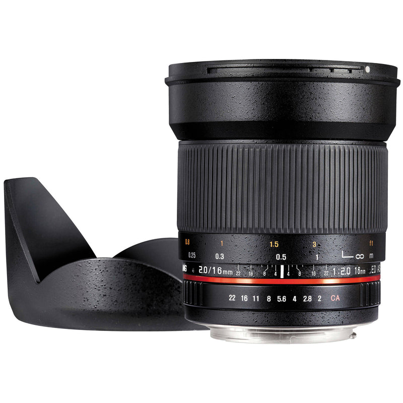 Samyang 16mm f/2.0 ED AS UMC CS Lens for Canon