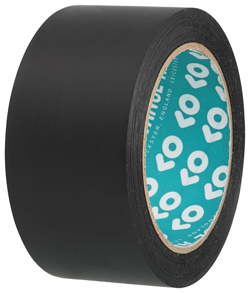 ADVANCE TAPES AT44 BLACK 33M X 25MM Tape, Low Tack, Sealing, PVC (Polyvinylchloride), 25 mm, 0.98 ", 33 m, 108.27 ft