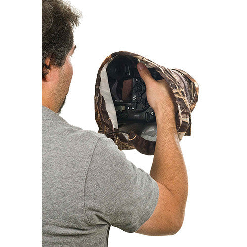 LensCoat RainCoat 2 Pro Camera Cover (Realtree AP Snow)