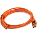 Tether Tools TetherPro USB 2.0 Type-A to 5-Pin Mini-USB Cable (Orange, 6')