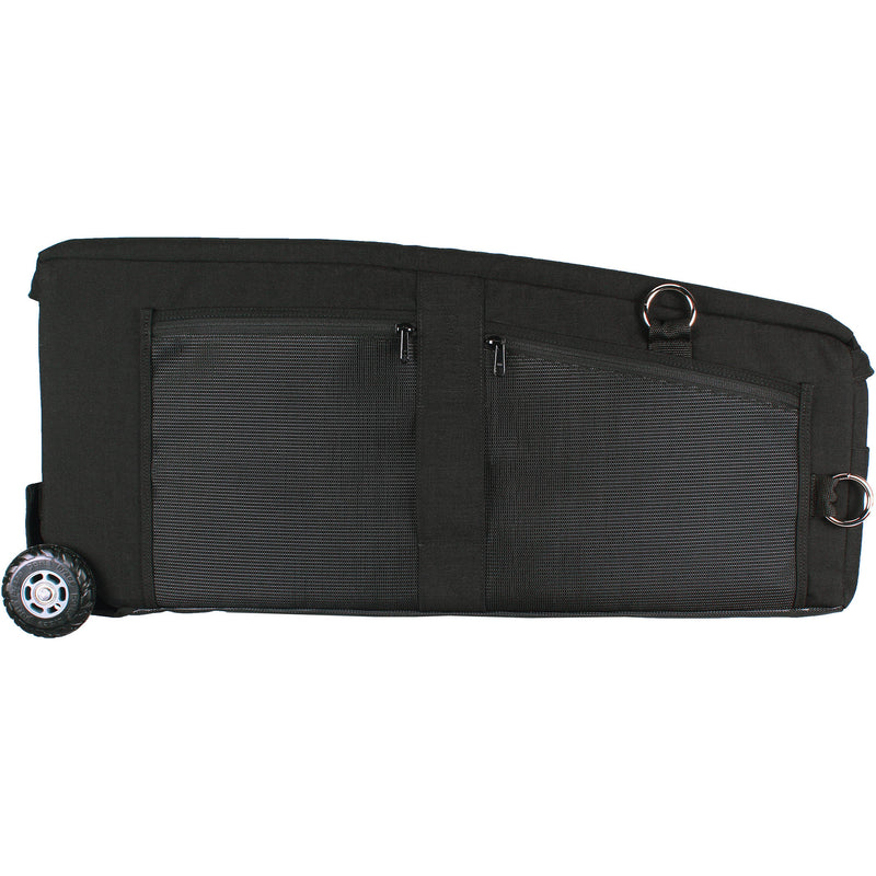 Porta Brace CC-HD1BOR Quick Draw Case with Off-Road Wheels (Black)