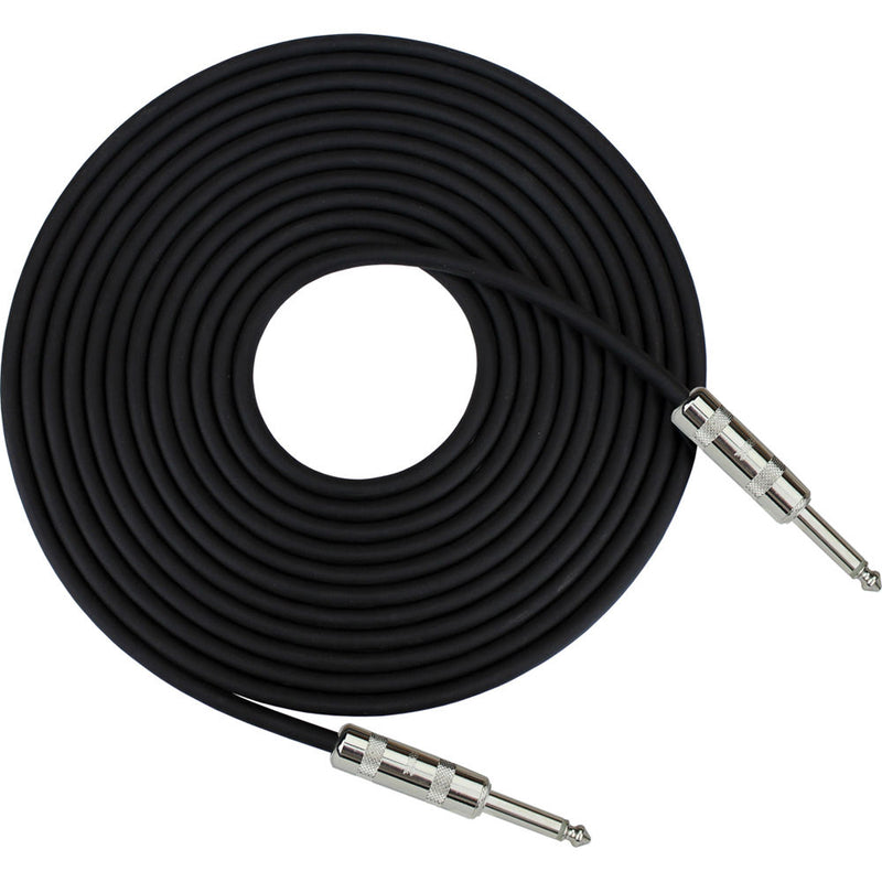 RapcoHorizon H Speaker Cable - 1/4" Male to 1/4" Male (30', Black)
