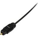 StarTech Toslink Digital Optical SPDIF Audio Cable (Black, 10')