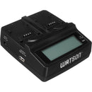 Watson Duo LCD Charger Kit with 2 Battery Adapter Plates for NB-10L