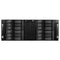 iStarUSA 4 RU 12-Bay Stylish Storage Server Trayless Hotswap 12 x 3.5" Rackmountable Chassis Kit (Black HDD Handles)