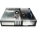 iStarUSA D-230HN-T 2U Compact 3 x 3.5" Bay Trayless Hotswap microATX Rackmount Chassis (Black)