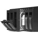 iStarUSA D-350HB-T 3 RU Compact 5 x 3.5" Bay Hotswap microATX Rackmount Chassis (Black HDD Handles)