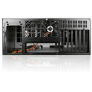 iStarUSA D-400L-7 4U High Performance Rackmount Chassis with Black Bezel