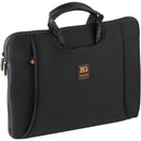 Ruggard 14" Ultra Thin Laptop Sleeve with Handles (Black/Orange)