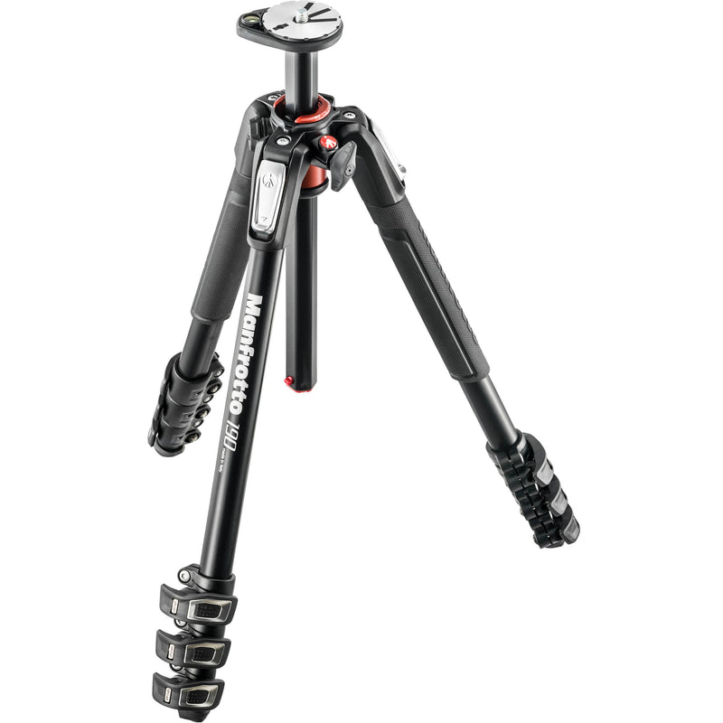Manfrotto MVH500AH Flat Base Fluid Head, MT190XPRO4 Tripod Legs, Padded Case Kit