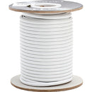 Cmple 16 AWG CL2 Rated 4-Conductor Loud Speaker Cable for In Wall Installation (White, 100')